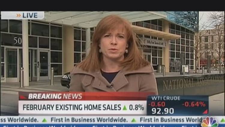 Existing Home Sales Up 0.8% in February
