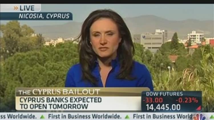 Cyprus to Open Banks