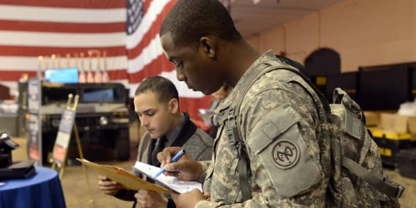Veterans' Next Battle: Finding a Job