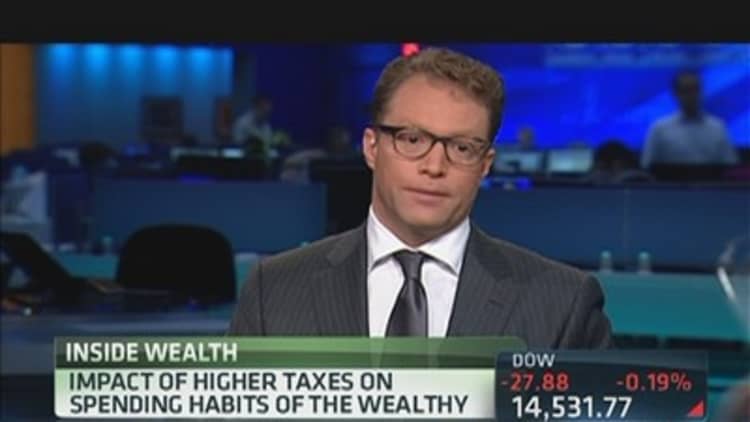 Higher Taxes & the Wealthy's Spending
