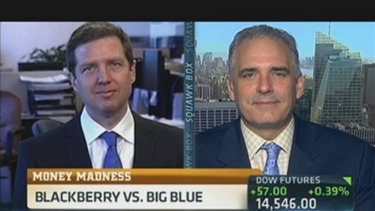 Money Madness: BlackBerry vs. Big Blue
