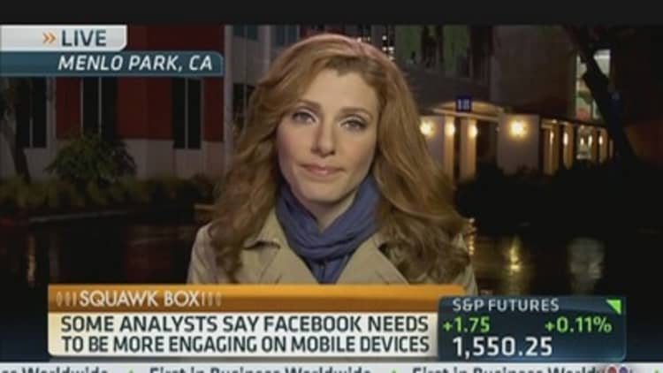 Facebook's Move Into Mobile