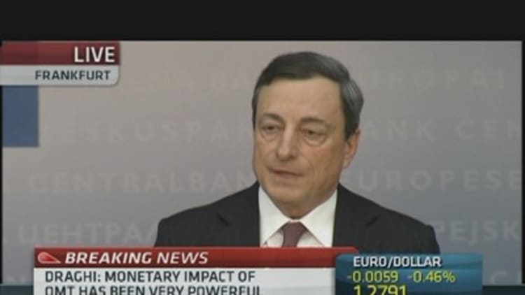 'Buck Does Not Stop With ECB': Draghi 