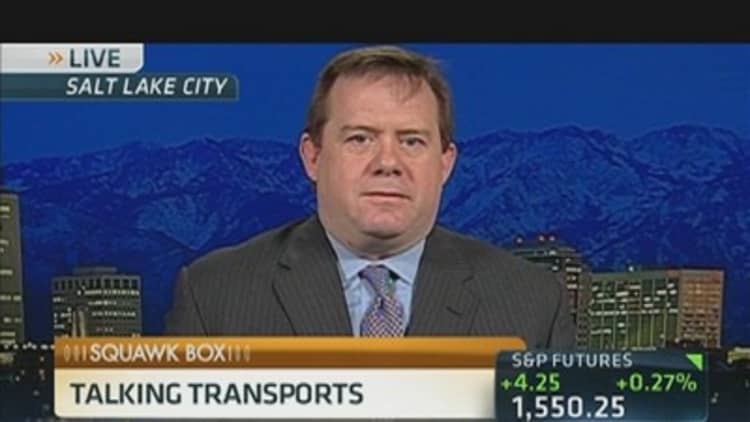 What's Driving Dow Transports?