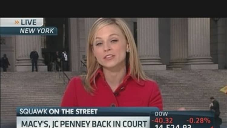 JC Penney & Macy's in Court Over Martha