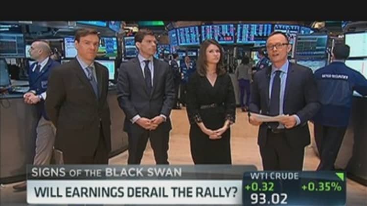Earnings Preview Could Idenitfy 'Black Swans'