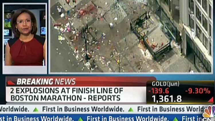 Explosions at Finish Line of Boston Marathon