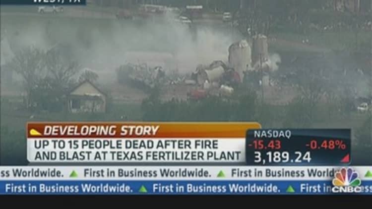 Up to 15 Dead After Texas Plant Blast