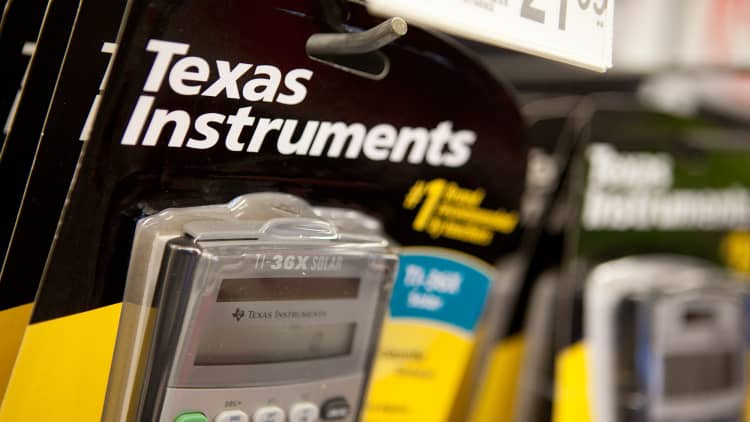 Texas Instruments earnings reports revenue beat at $3.67B, stock surges after hours