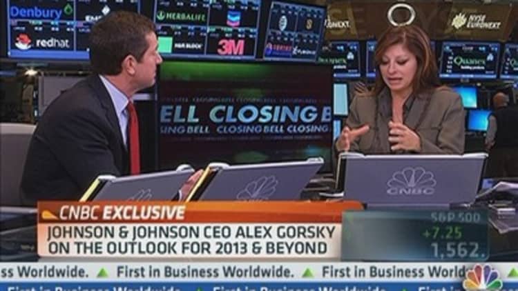 Johnson & Johnson CEO Shares 2013 Outlook