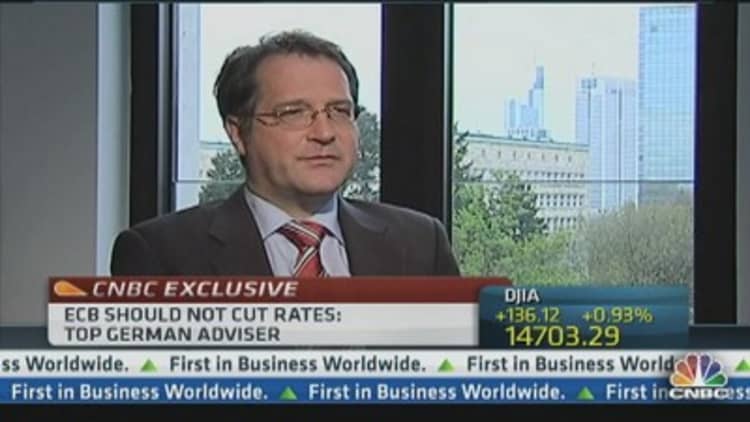 ECB Shouldn't Cut Rates: German Adviser 