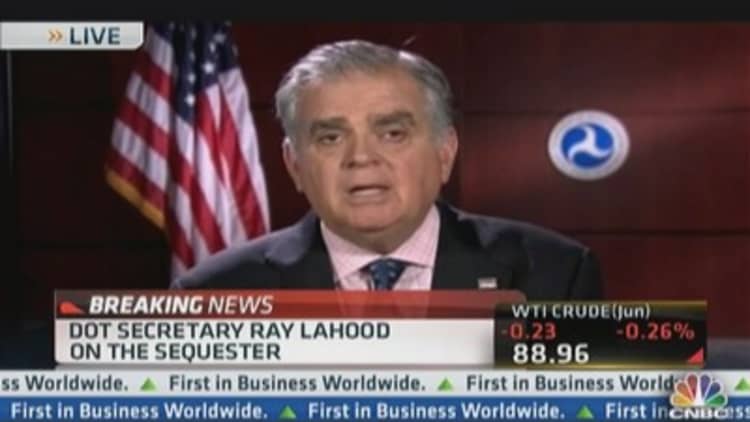 DOT's LaHood: Sequester Won't Affect Air Safety