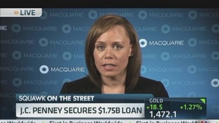 JC Penney Secures $1.75 Billion Loan From Goldman