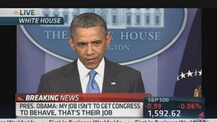 Pres. Obama: 'Things Are Dysfunctional on Capitol Hill'