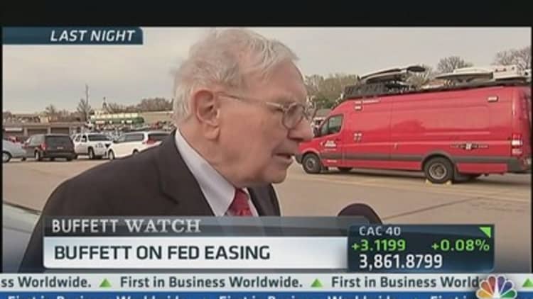Buffett on Fed Easing