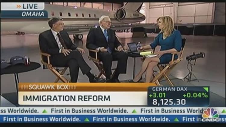 Buffett & Gates on Immigration Reform & Internet Tax Fairness