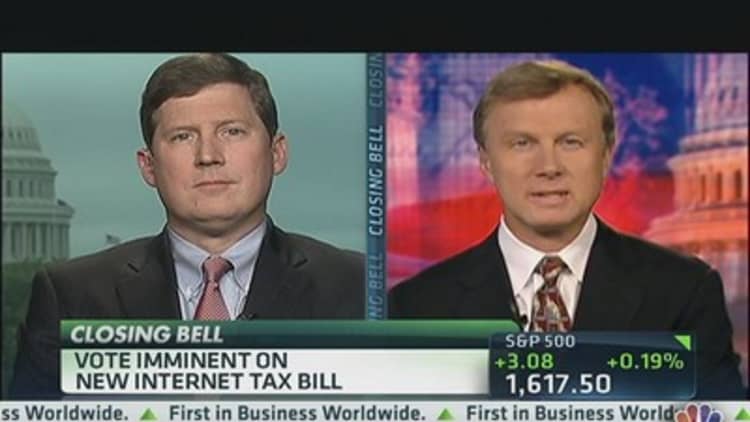 Vote Imminent on New Internet Tax Bill