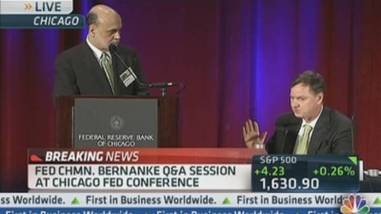 Bernanke Q&A on Economy, Markets & Banks