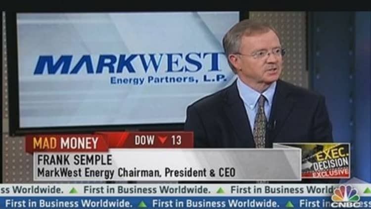 MarkWest CEO: Early Innings of American Energy Renaissance