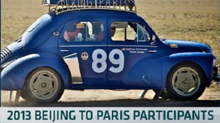 Classic Cars Trek From Peking to Paris