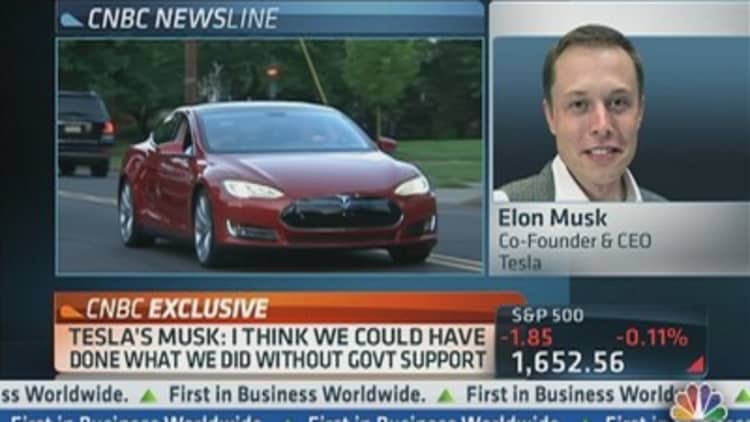 Tesla CEO on Race to Expand Superchargers