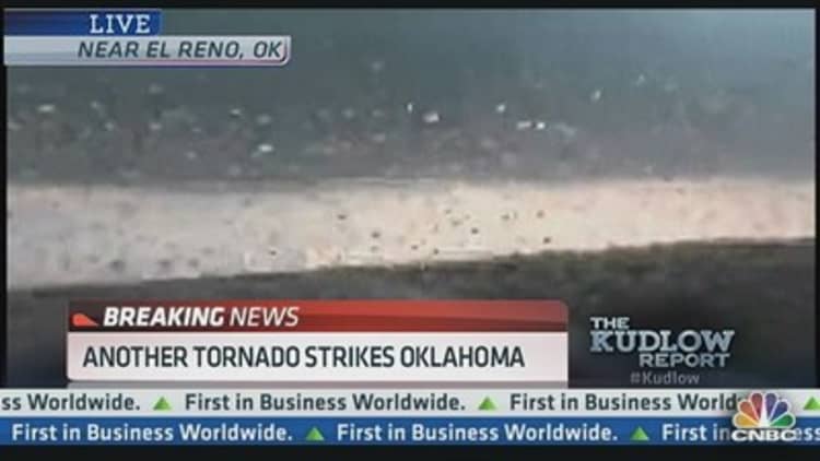 Tornado Emergency Near Oklahoma City
