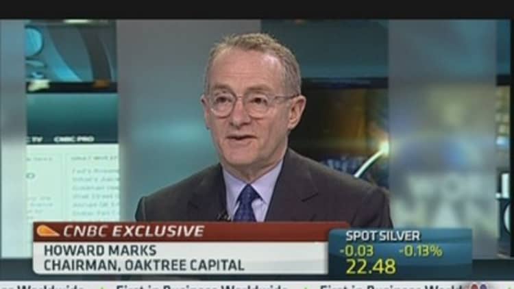 'Move Forward but With Caution': Oaktree Chair