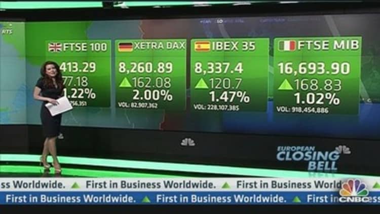 Europe Stocks Close Higher After US Jobs Report