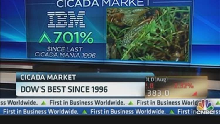 Cicada Market: Dow's Best Since 1996