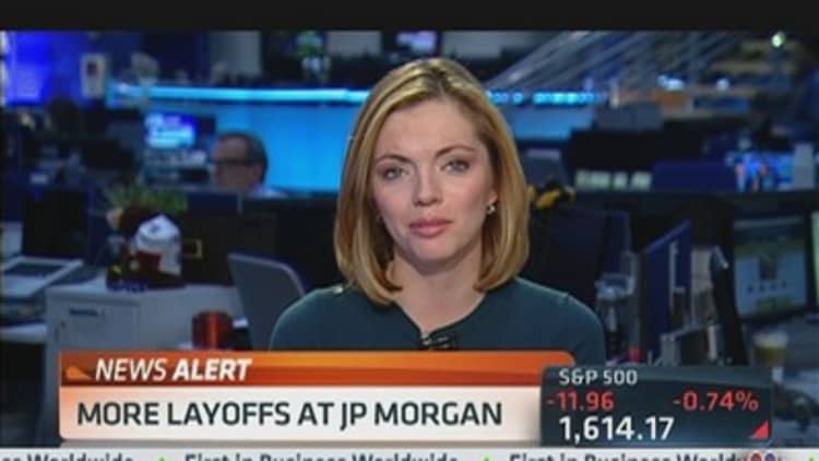 JPMorgan Cutting Jobs