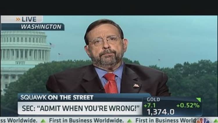SEC: 'Admit When You're Wrong!'