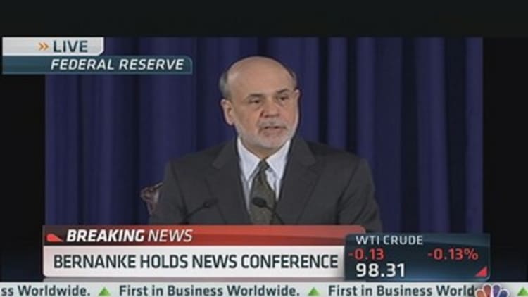 Bernanke on Economy, Fiscal Policy