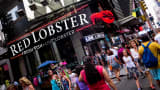 Red Lobster in Times Square, New York.