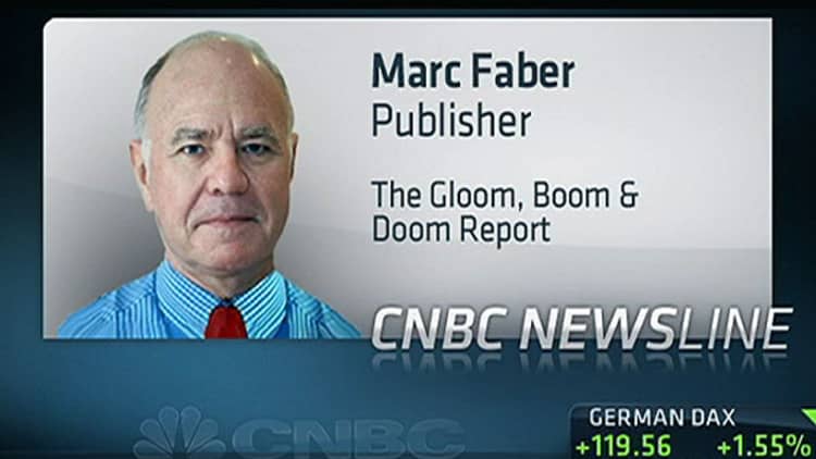 Marc Faber: S&P Could Drop 30% From High        