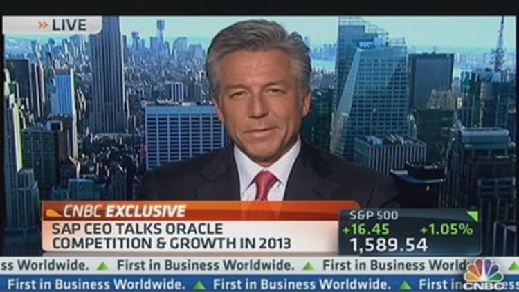 SAP co-CEO: Cloud Growing Quickly in Europe