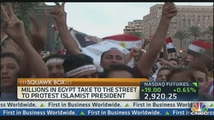 Egyptians Call for Ouster of President Morsi