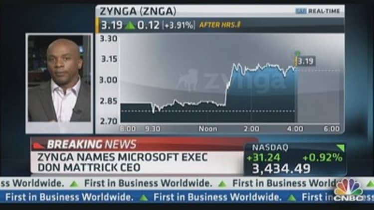 Don Mattrick Named CEO of Zynga