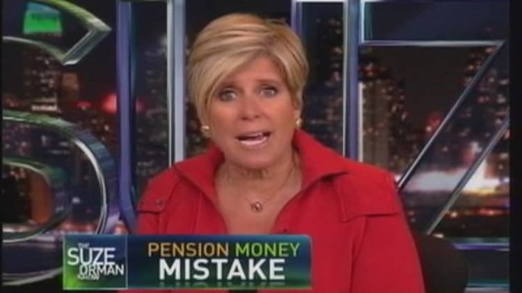Pension Money Mistake