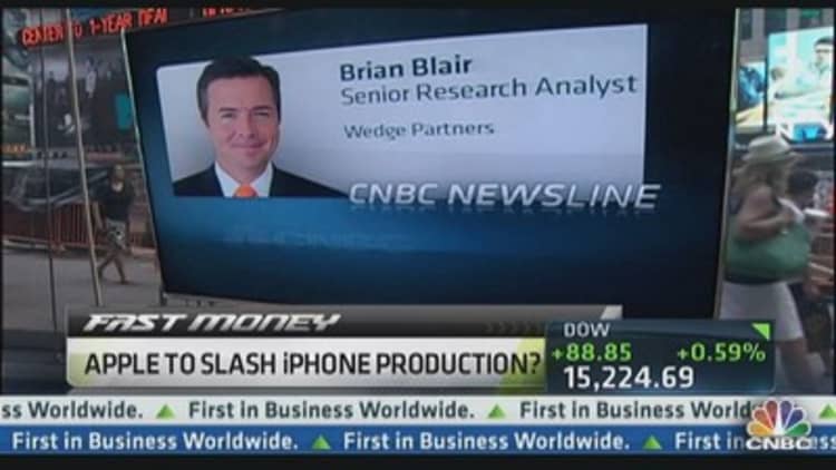 Apple to Slash iPhone Production?