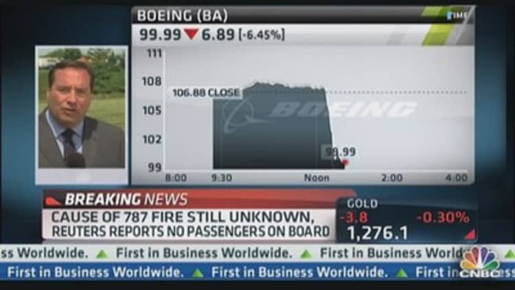 Boeing Statement on Fire