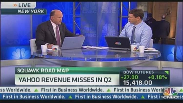 Yahoo revenue misses in Q2
