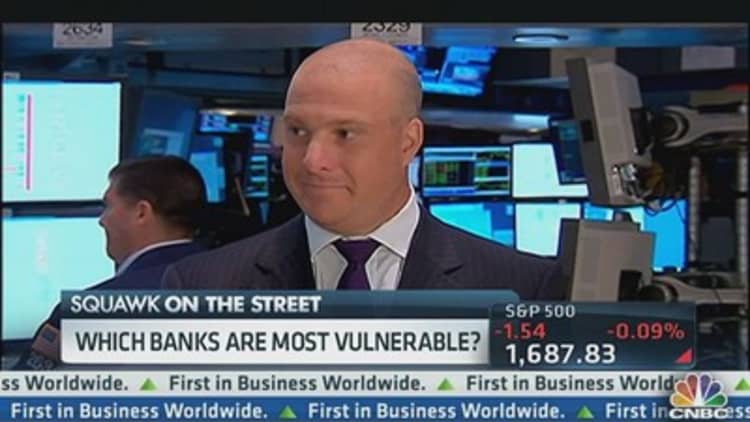 Which banks are most vulnerable?