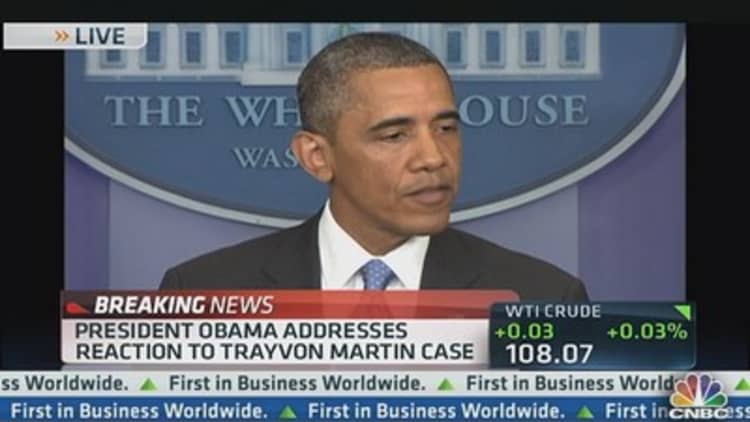 Pres. Obama reacts to Trayvon Martin case