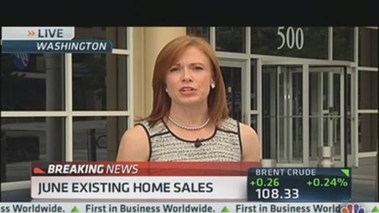 June existing home sales miss