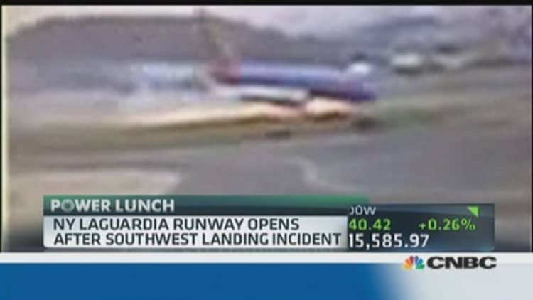 NY LaGuardia's runway reopens after incident