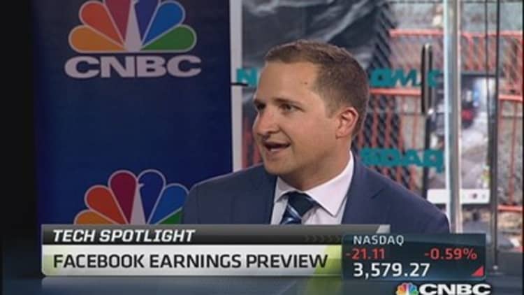 Digging into FB ahead of earnings