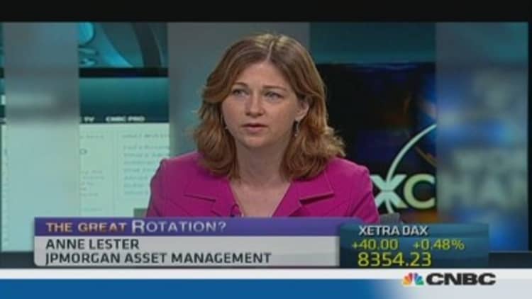'Great Rotation' from bonds to equities