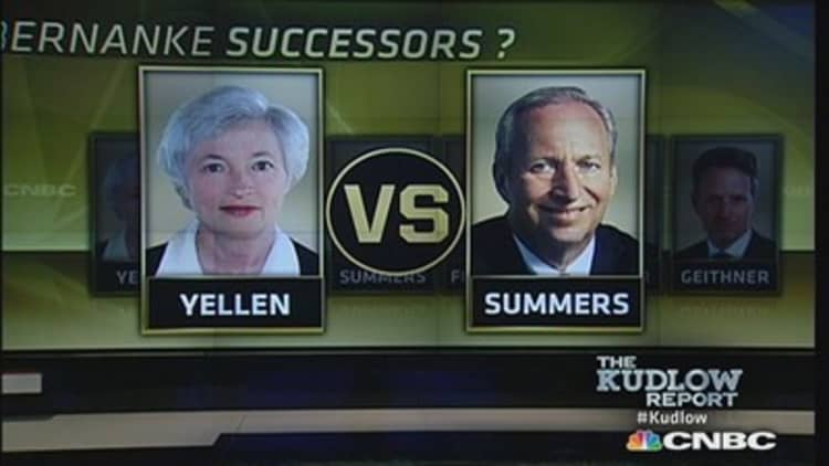 Summers or Yellen for Fed Chair?