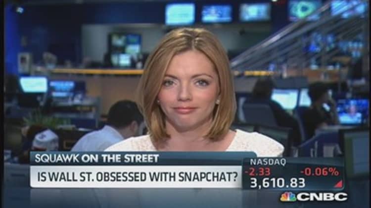 Is Wall Street obsessed with Snapchat?