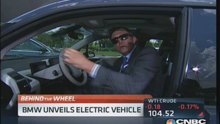 BMW unveils electric vehicle